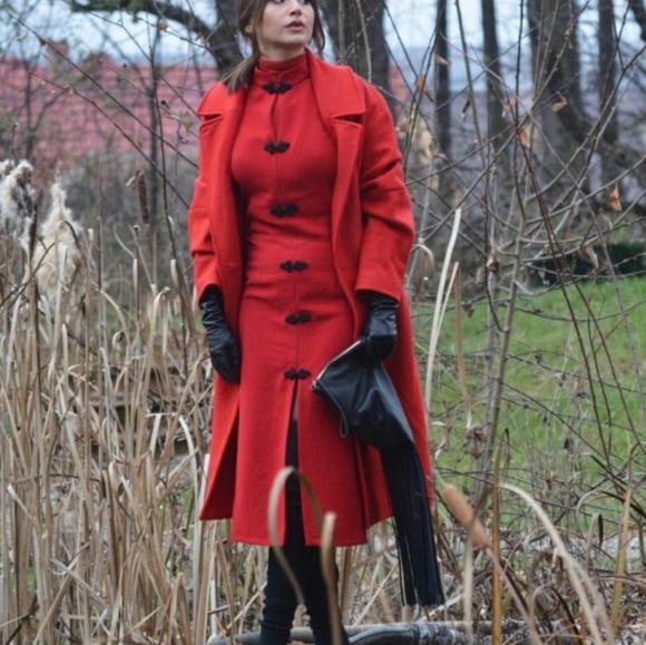 🔥FINAL SALE🔥 ZARA Red Toggle Dress - Picture 9 of 16